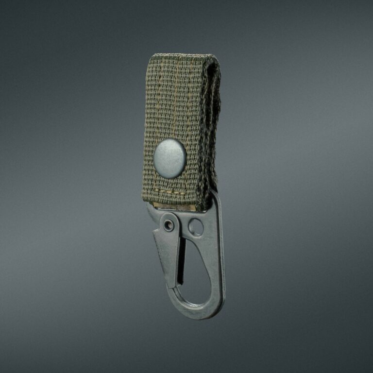Universal MOLLE Carabiner Mount with Lock Button