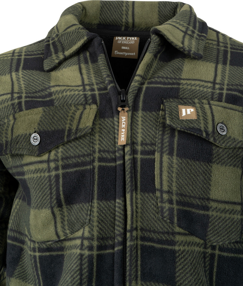 Jack Pyke Tundra Shirt Green Check