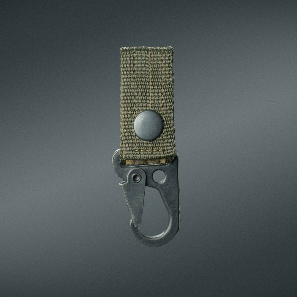 Universal MOLLE Carabiner Mount with Lock Button