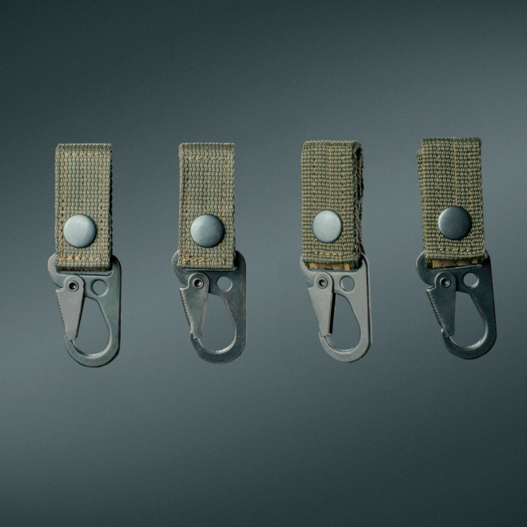 Universal MOLLE Carabiner Mount with Lock Button